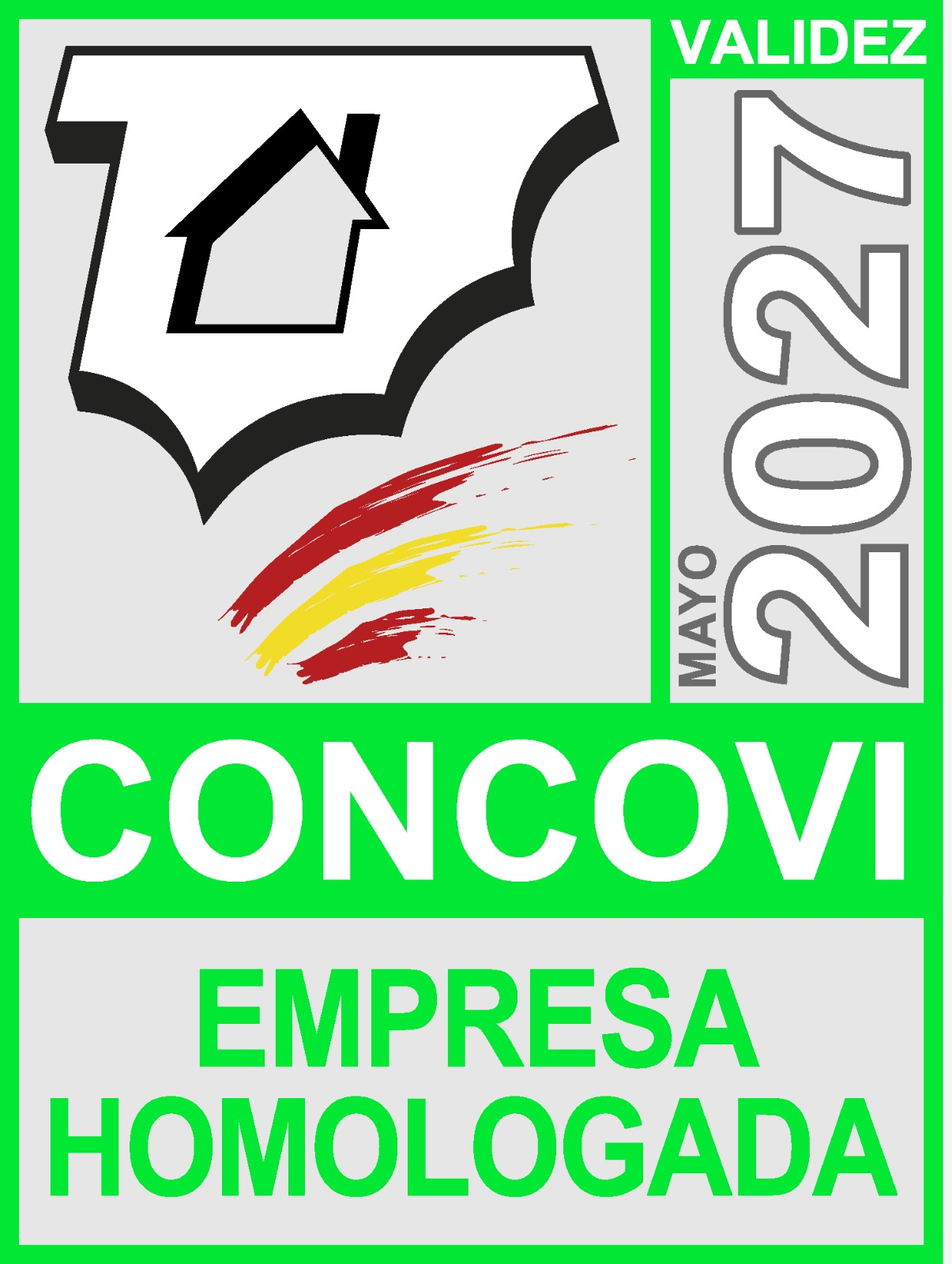 Empresa homologada CONCOVI